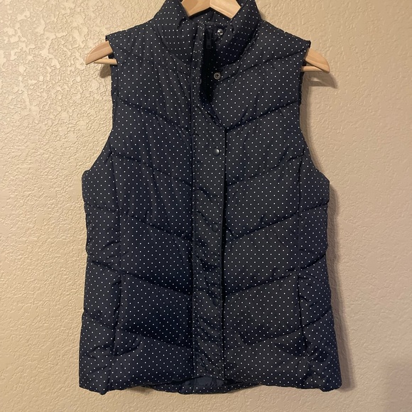 NWOT GAP Warmest Vest Marine Blue Dot | Medium - Picture 5 of 12